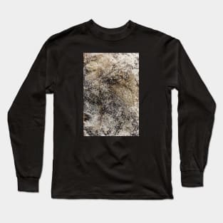 Rough Granite Textured Surface Long Sleeve T-Shirt